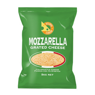 MOZZARELLA CHEESE GRATED 5KG BAG