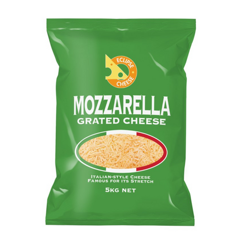 MOZZARELLA CHEESE GRATED 5KG BAG