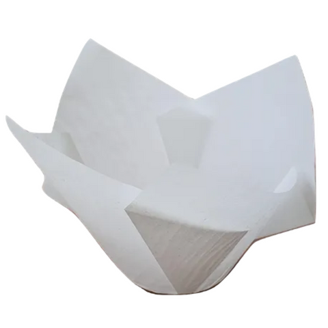 MUFFIN BAKING WRAPS LARGE WHITE 60X175mm (100pk)