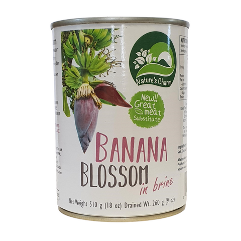 BANANA BLOSSOM IN BRINE VEGAN 510g NATURES CHARM