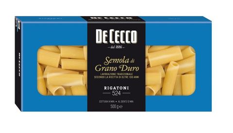 PASTA RIGATONI ARTISAN 500gm DECECCO (524)