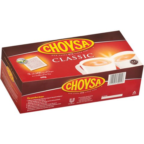 CHOYSA TEA BAGS CLASSIC (500 BAGS)