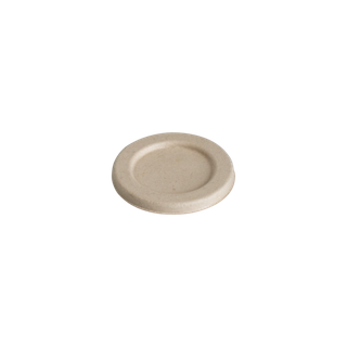 TINY TUBS LIDS 50ml (50 UNITS) BAGASSE DECENT PACKAGING