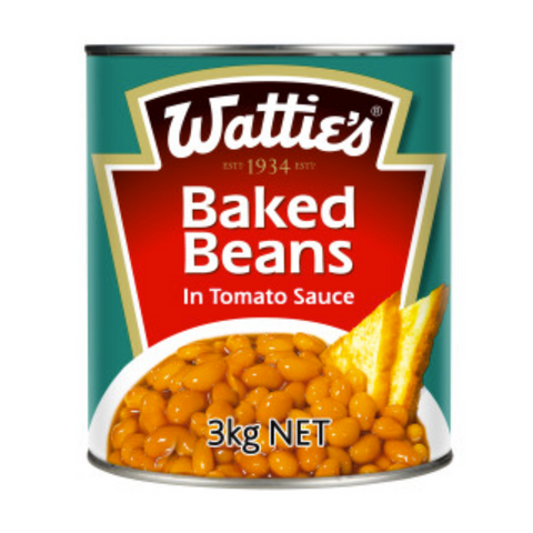 BAKED BEANS IN TOMATO SAUCE 3kg WATTIES