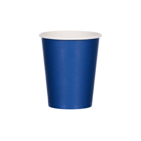 COFFEE CUP SINGLE WALL NAVY 8oz (50 PACK) INNOCENT PACKAGING