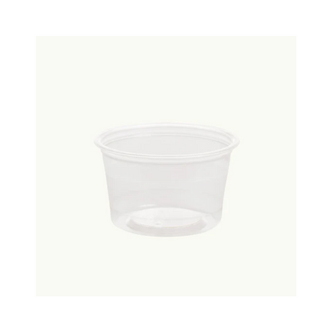 SAUCE CONTAINER CLEAR 140ml  (50 PK) - ECOWARE