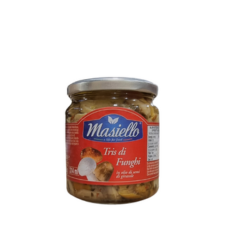 MUSHROOMS MIX IN OIL 290g JAR MASIELLO