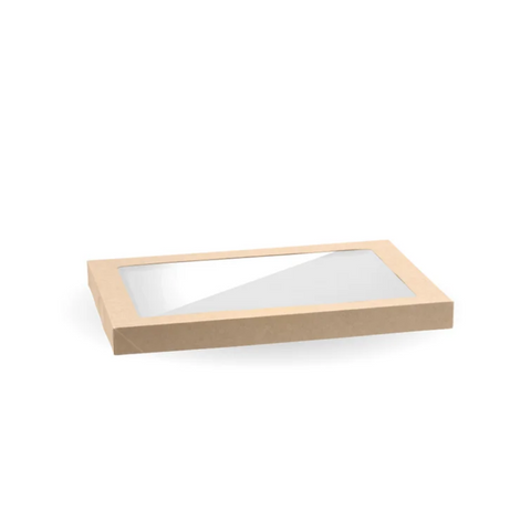 CATERING TRAY WINDOWED LID - MEDIUM (100 CTN)