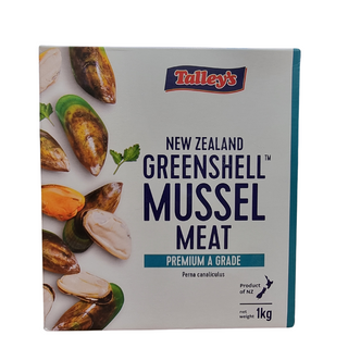 MUSSELS MEAT IQF MEDIUM A GRADE 1kg TALLEYS