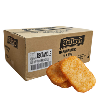 HASH BROWNS RECTANGLE (6x2kg) BOX TALLEYS