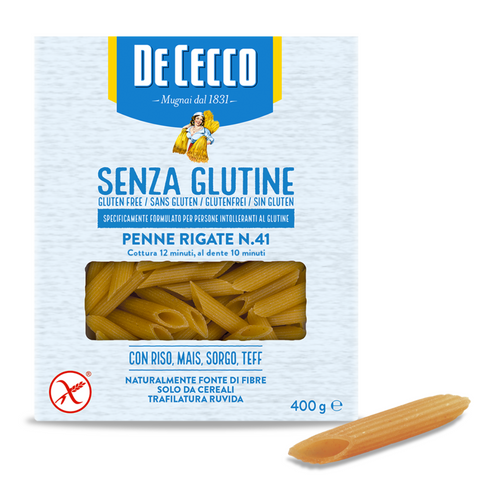 PASTA PENNE RIGATE GLUTEN FREE 400g DECECCO