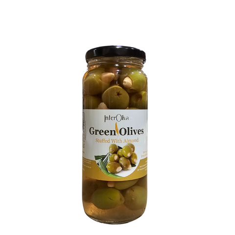 OLIVES GREEN STUFFED ALMOND MAMMOTH 370gm JAR