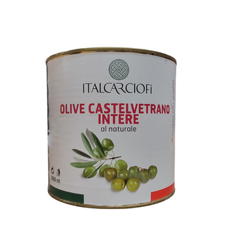 OLIVES GREEN STONE IN SICILIAN 2.65KG CAN