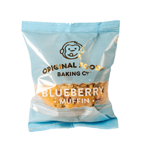 MUFFIN BLUEBERRY GOURMET 130g (15 PER PACK) ORIGINAL FOODS