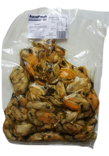 MUSSELS SMOKED PLAIN 1kg FRESH AQUAFRESH