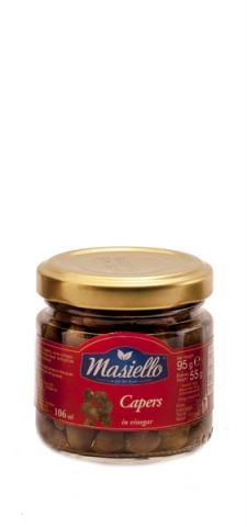 CAPERS IN VINEGAR 106ml JAR MASIELLO