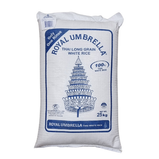 LONG GRAIN WHITE RICE 25KG ROYAL UMBRELLA
