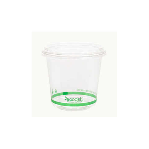 ECOBOWL LID 90mm (50 PACK - FITS 260ml BOWL) ECOWARE