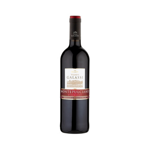 WINE MONTEPULCIANO D'ABRUZZO GALASSI 750ml 2019