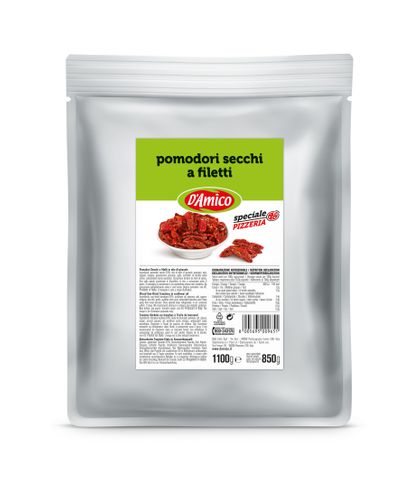 TOMATOES SUNDRIED SLICED POUCH 1.1KG D'AMICO