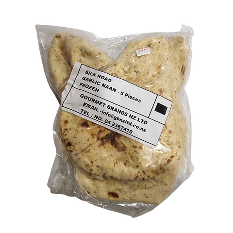 NAAN GARLIC FROZEN (5 PCS) SILK ROAD CLEARANCE