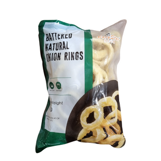 ONION RINGS NATURAL BATTERED 1KG