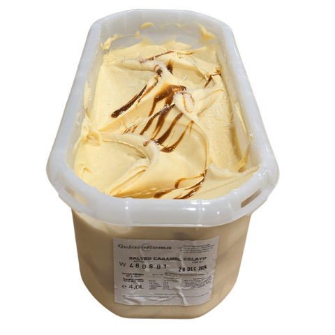 GELATO ROMA SALTED CARAMEL 4 LITRE