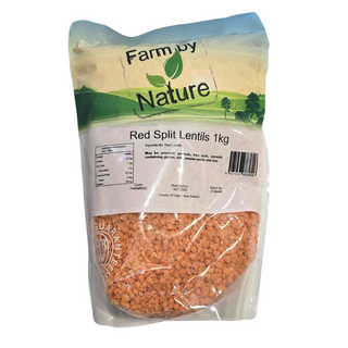 LENTILS RED SPLIT 1kg BAG