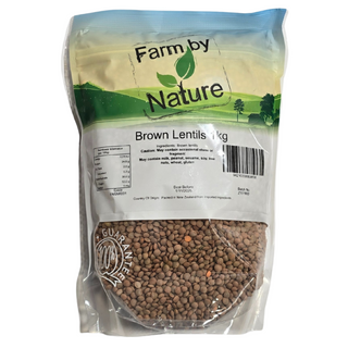 LENTILS BROWN 1kg BAG