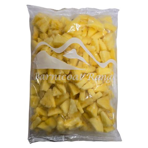 PINEAPPLE PIECES FROZEN 1KG BAGS