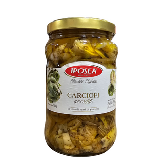 ARTICHOKES GRILLED QUARTERS IN OIL 1.6 kg JAR