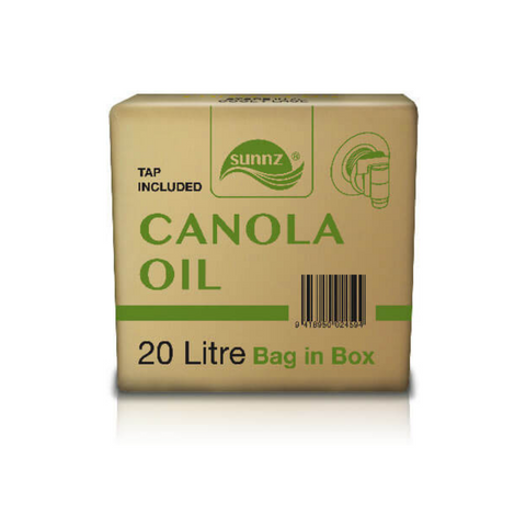 CANOLA OIL 20 LITRE  BOX/BLADDER/TAP SUNNZ