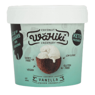 ICE CREAM COCONUT VANILLA 5 LITRE WAHIKI CREAMERY