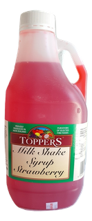 MILKSHAKE SYRUP STRAWBERRY 2 LITRE