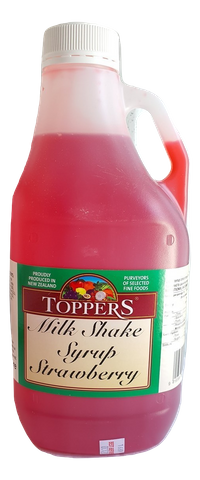 MILKSHAKE SYRUP STRAWBERRY 2 LITRE
