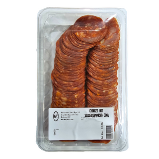 CHORIZO HOT SLICED (SPANISH) 500g PACK