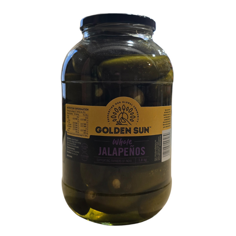 JALAPENO PEPPERS GREEN WHOLE 1.8kg JAR