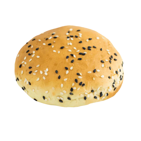 BURGER BUNS BRIOCHE 80g - SEEDED - (36CTN) COTTAGE LANE