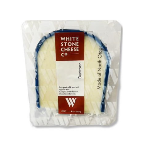 DUNTROON GOATS CHEESE 100g WEDGE WHITESTONE
