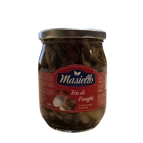 MUSHROOMS MIX IN OIL 530g MASIELLO