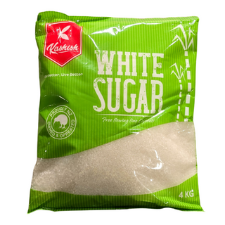 WHITE SUGAR 4kg BAG KASHISH