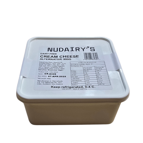 CREAM CHEESE VEGAN (DAIRY FREE) 900g NUDAIRY
