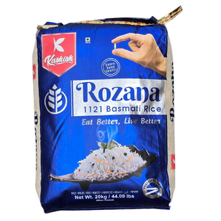 BASMATI RICE 20KG ROZANA KASHISH