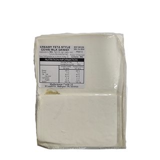 FETA CHEESE WHITE CREAMY DANISH PER KG