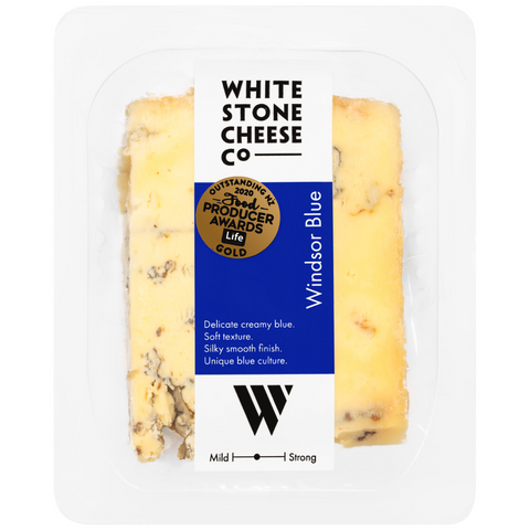 BLUE CHEESE WINDSOR WEDGES WHITESTONE 110GM