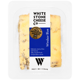 BLUE CHEESE WINDSOR 110g WEDGES WHITESTONE