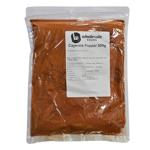 CAYENNE PEPPER 500g BAG