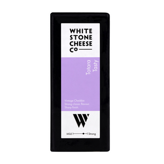 TOTARA TASTY CHEESE 250g STICK BLACK WAX WHITESTONE