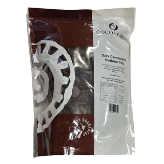 CHOCOLATE COMPOUND DARK BUTTONS 1KG