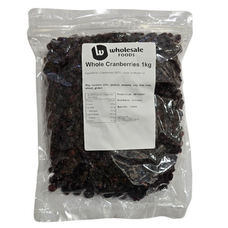 CRANBERRIES WHOLE 1KG